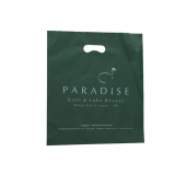 sacola plástica alça vazada personalizada sob encomenda Jardins