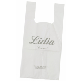 sacola plástica personalizada branca Água Rasa