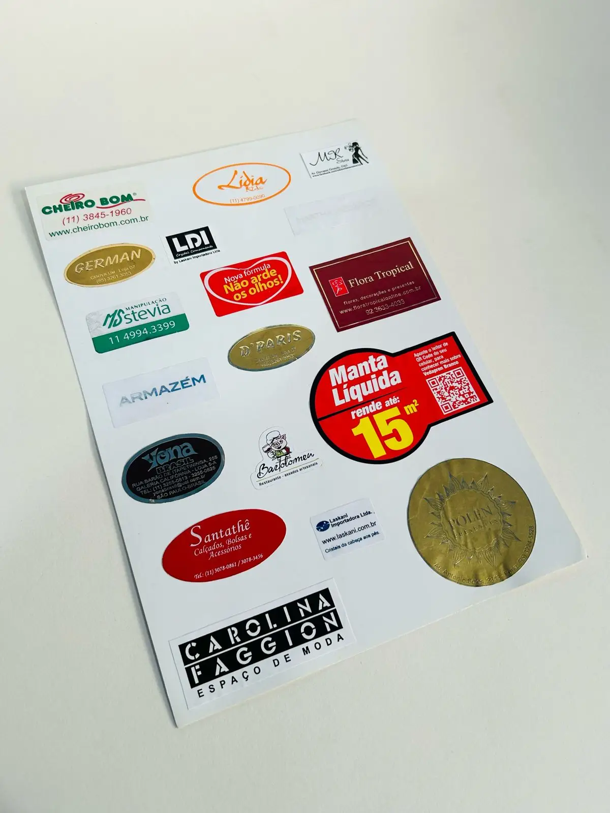 Etiquetas personalizadas