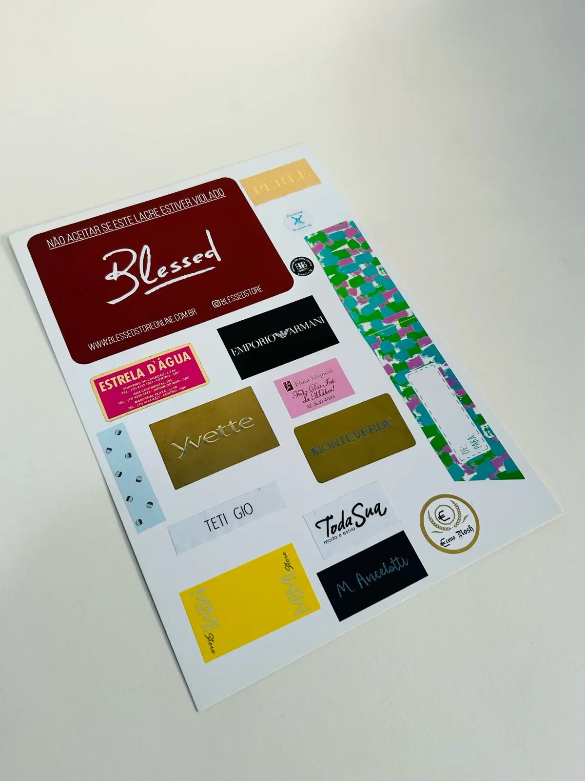 Etiquetas personalizadas