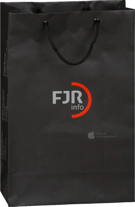 Sacola personalizada FJR info